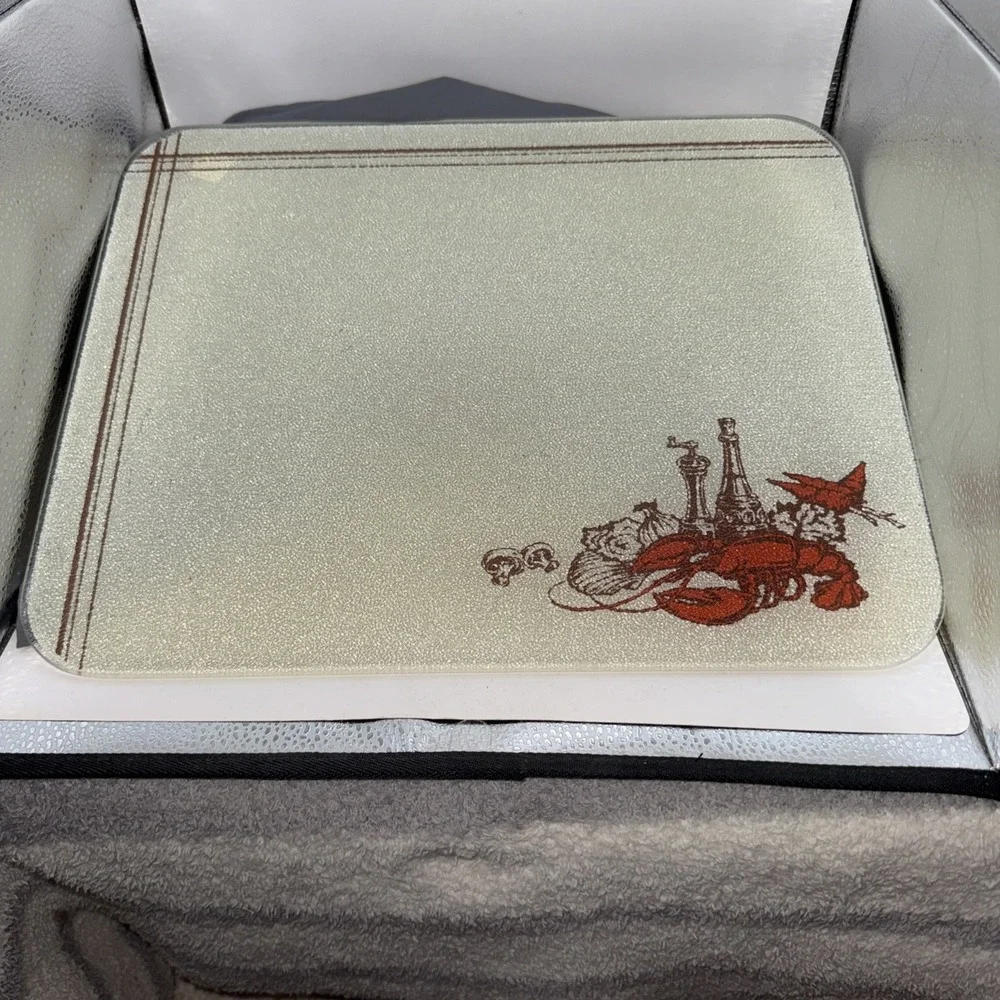 Vintage Counter Saver With Lobster And Shellfish